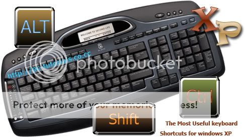 Windows xp useful shortcuts