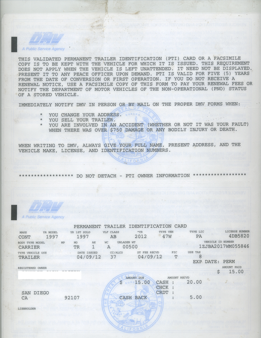 Ca Dmv Pay Registration >> Did You Know A Permanent Trailer Reg Expires Every Five Years Ca Dmv Pay Registration >> Did You Know A Permanent Trailer Reg Expires Every Five Years