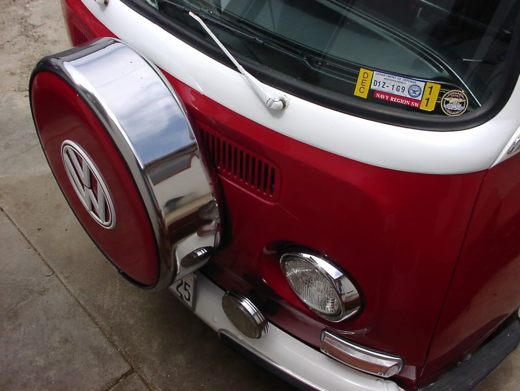 Bay Window Bus View topic Hard spare tire cover